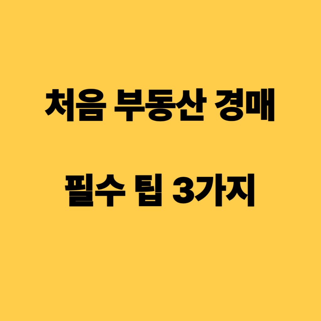 부동산 경매
